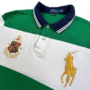 Polo Ralph Lauren Shirt Mens XL Classic Fit Rugby Gold Big Pony Crest Horse
